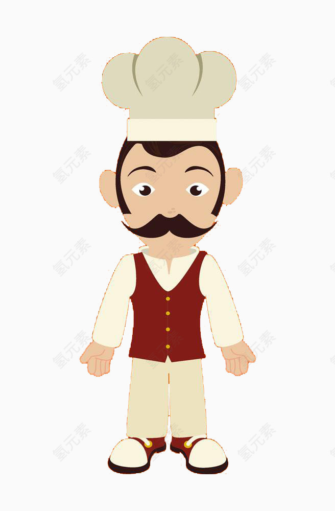 卡通厨师