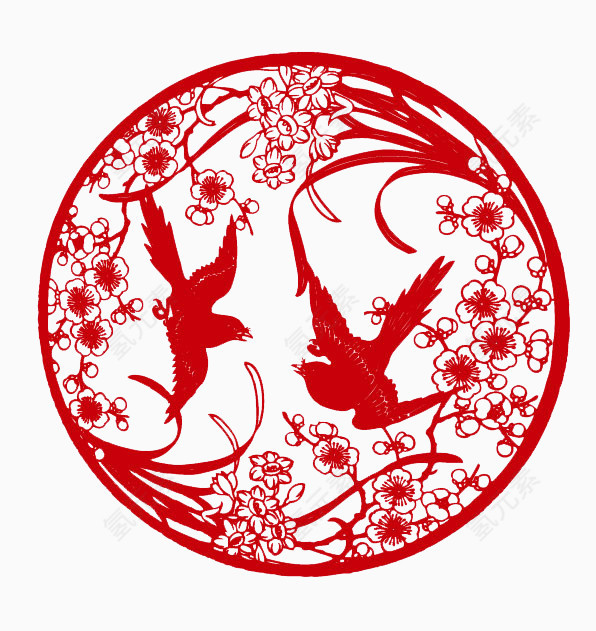 红色窗花