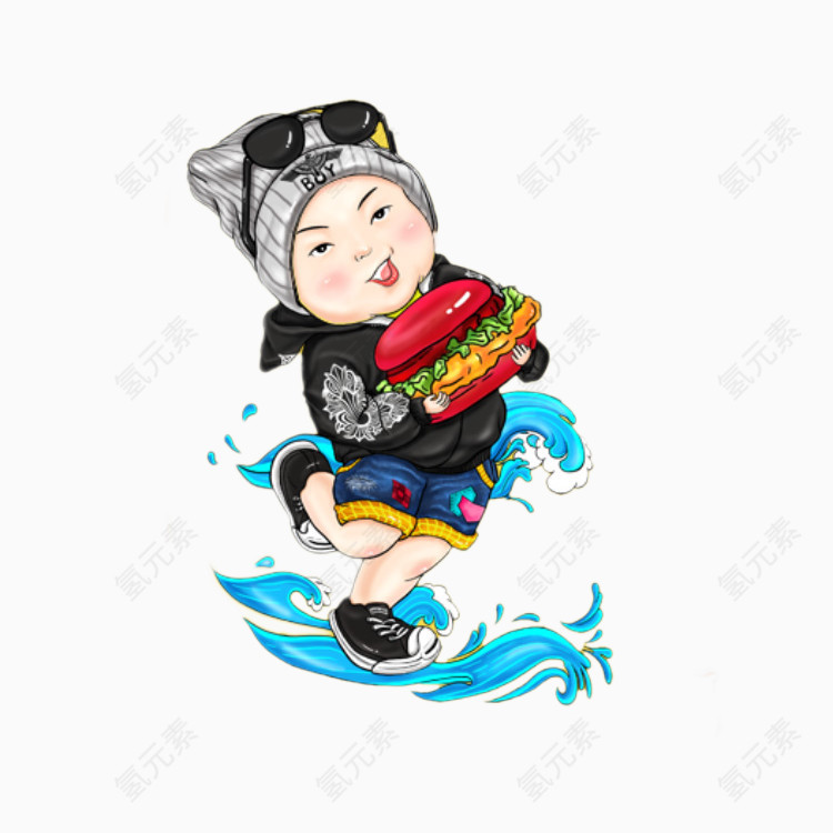 h5素材卡通人物