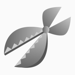 金属剪刀煲矢量素材