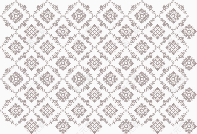 漂亮花纹矢量牛皮纸底纹