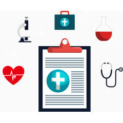 矢量医院的医疗物品