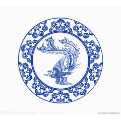 青花瓷 蓝色 装饰 艺术