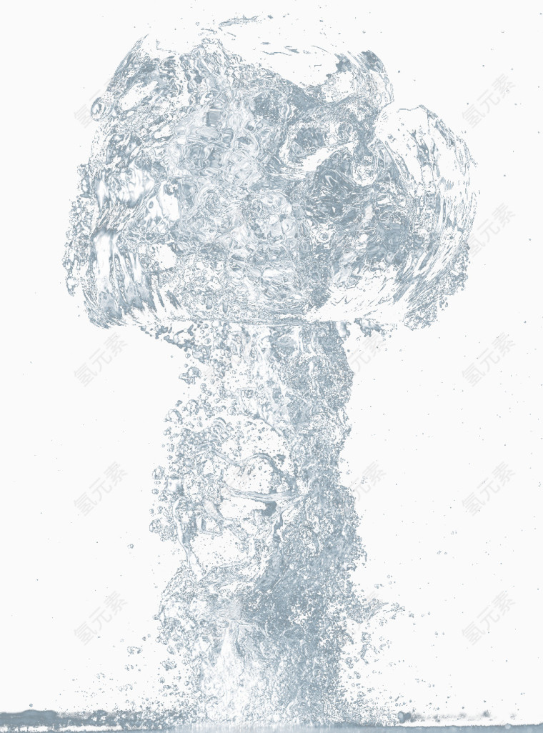 蘑菇云水浪