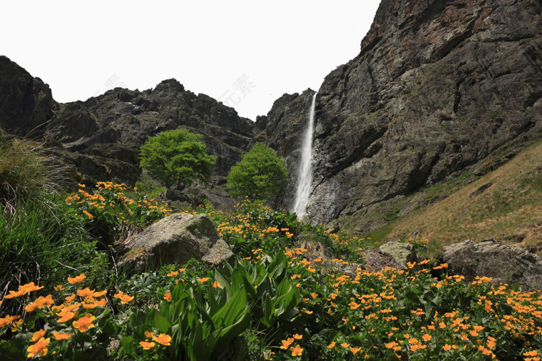 唯美北瀑布国家公园风景