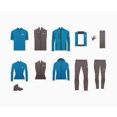 简约设计男女运动