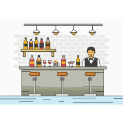 酒吧吧台