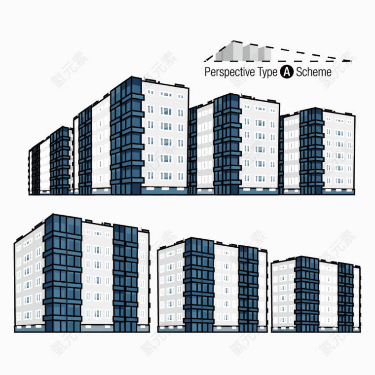 矢量创意建筑