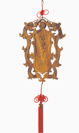 古典传统木制雕刻挂饰