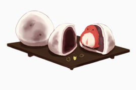 豆沙小鸡包手绘