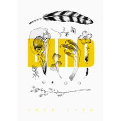 黄色插画海报创意设计