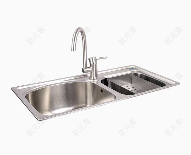 不锈钢厨房双槽