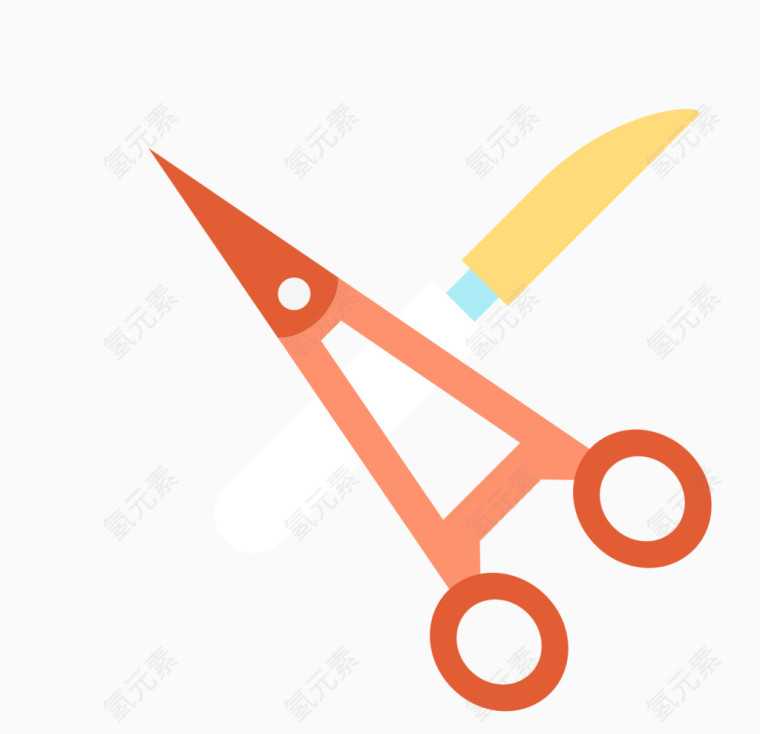 矢量手术剪刀素材