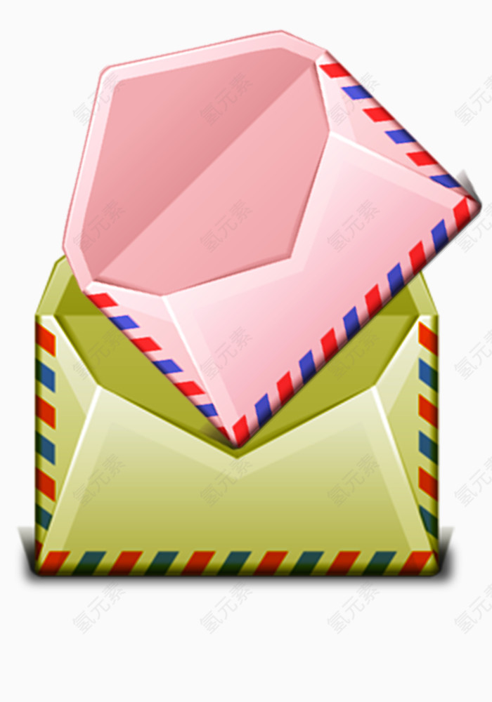 彩色信封素材