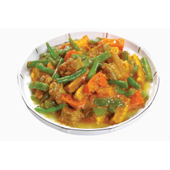 农家风情豆角玉米