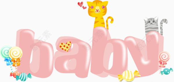 baby艺术字