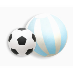 足球和皮球