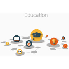 矢量教育元素