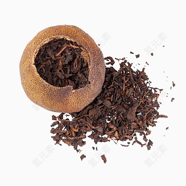 普洱茶叶免抠素材