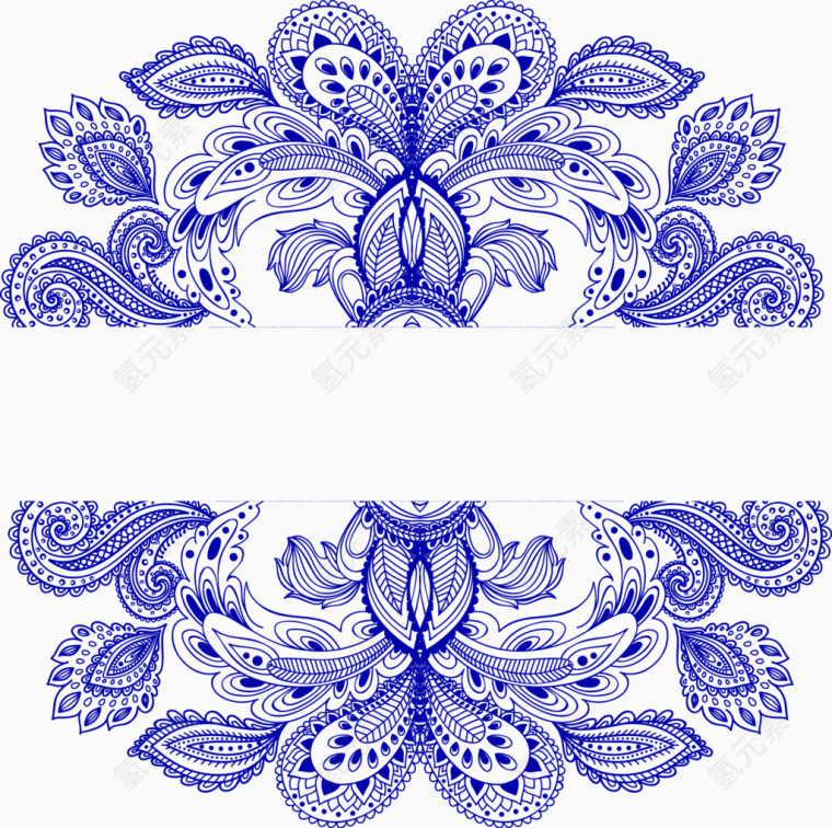 矢量花纹
