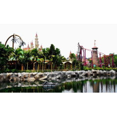 新加坡环球影城全景图