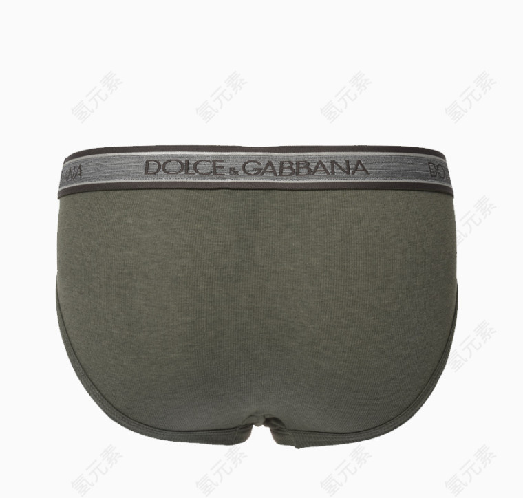 杜嘉班纳黑字青色三角内裤背面