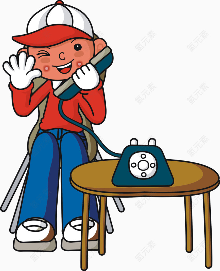 同城送货快递询问人物场景图方便