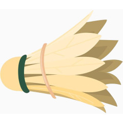 卡通羽毛球素材