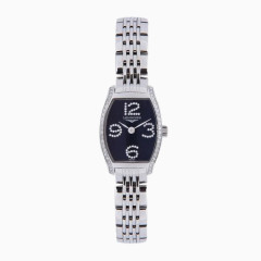 浪琴典藏石英镶钻女表