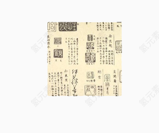 古代书籍一角