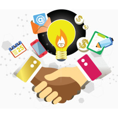 商务合作示意图.