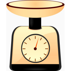 矢量电子秤素材菜市场器具