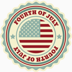 矢量独立日的插图