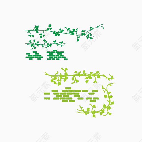 小清新墙贴图案