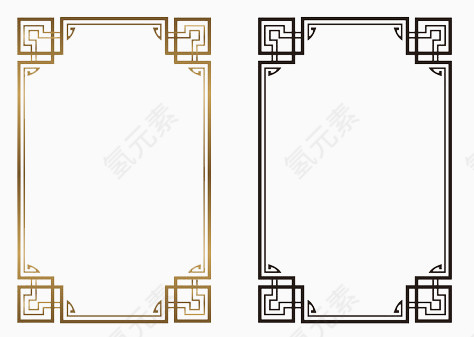 中国风边框图框