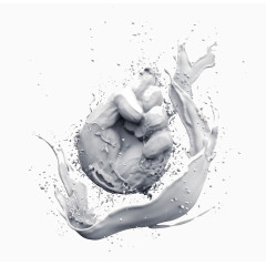 创意拳头水元素设计