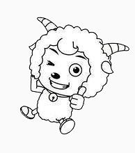 黑白喜羊羊图案