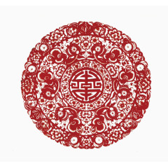中式婚礼青花底纹