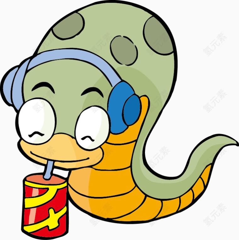 卡通生肖蛇