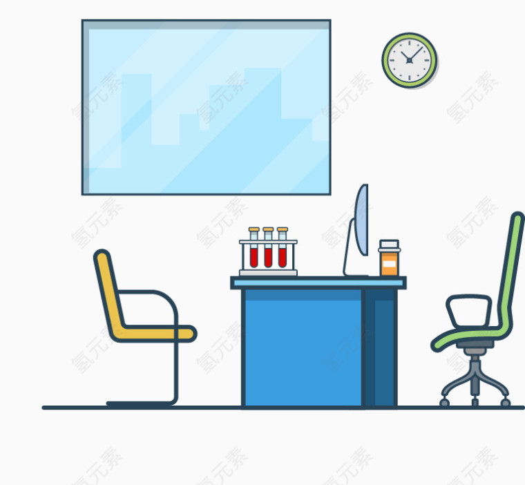 卡通医生室内装修