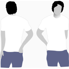 T恤样板矢量素材