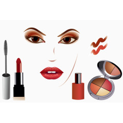 化妆品矢量素材