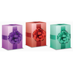 矢量手绘精美礼盒