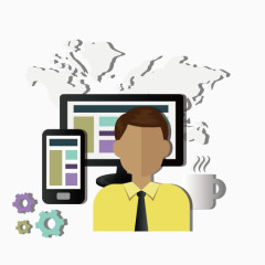 商务人员日常工作