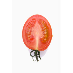 剖面新鲜的小番茄