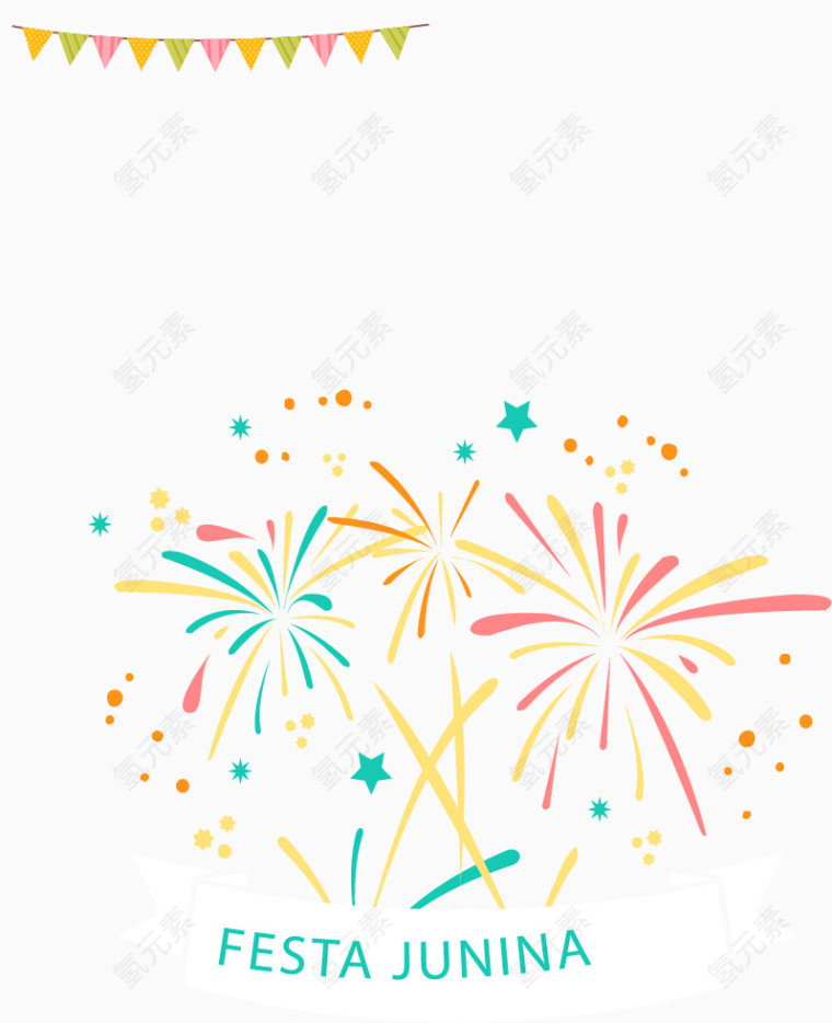 烟花矢量免费下载