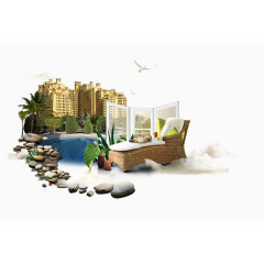 地产花园式楼盘