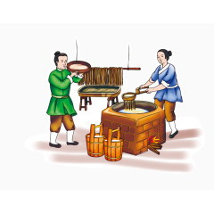 古代作坊图图片