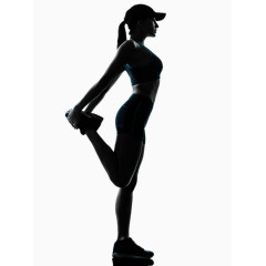 健身动作的人物