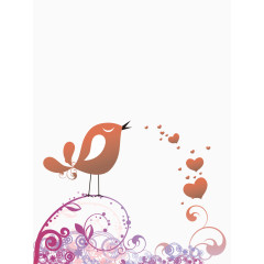 自由欢唱的鸟儿